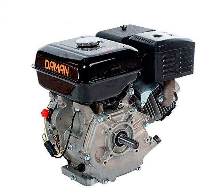 Двигатель бензиновый DAMAN DM107Р19 ( 7,0л. с 19 мм вал 61 мм длина вала, ручной стартер ) - фотография № 8