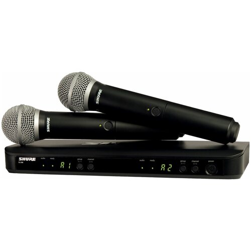 Микрофон для живого вокала SHURE BLX288E/PG58 M17