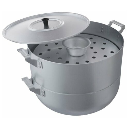 Манты/казан алюминевый Демидово MT040, 6,0л, диаметр 26cм (MT040)