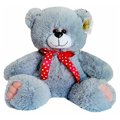 Медведь Патрик 40 см серый МПК-40ср