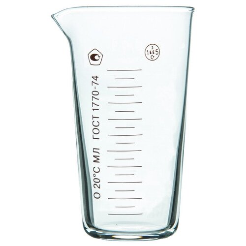 Мензурка, мерный стакан 100 мл стекло
