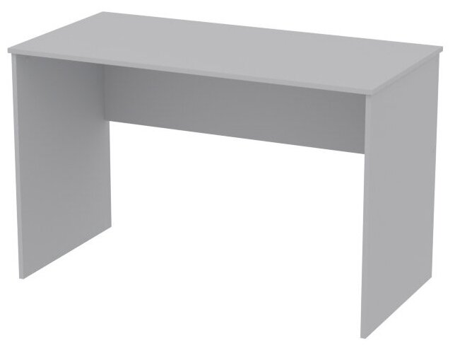 Стол Меб-фф Офисный стол СТ-3 цвет Серый 120/60/75,4 см