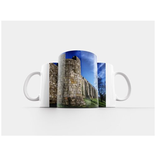 фото Кружка "городские стены, йорк, англия" 320 мл lotsprints