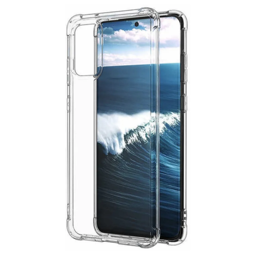 Чехол силиконовый для Samsung Galaxy S20 FE/S20 Lite, усиленные края, микс, прозрачный