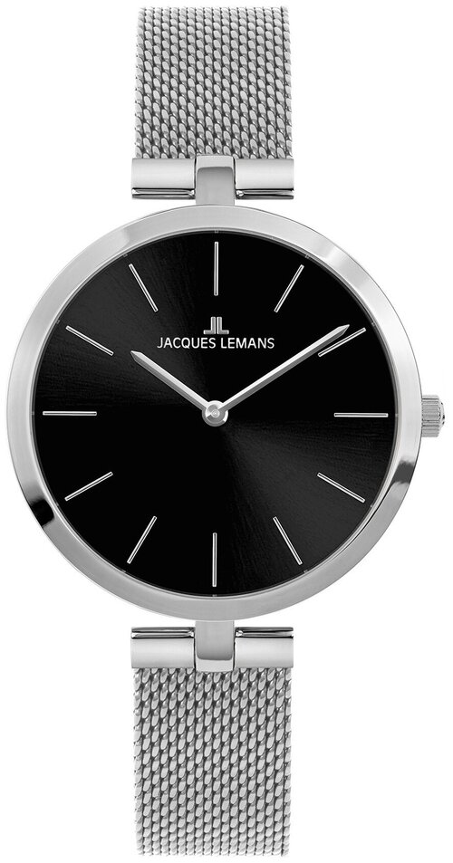 Наручные часы JACQUES LEMANS Classic, серебряный, черный