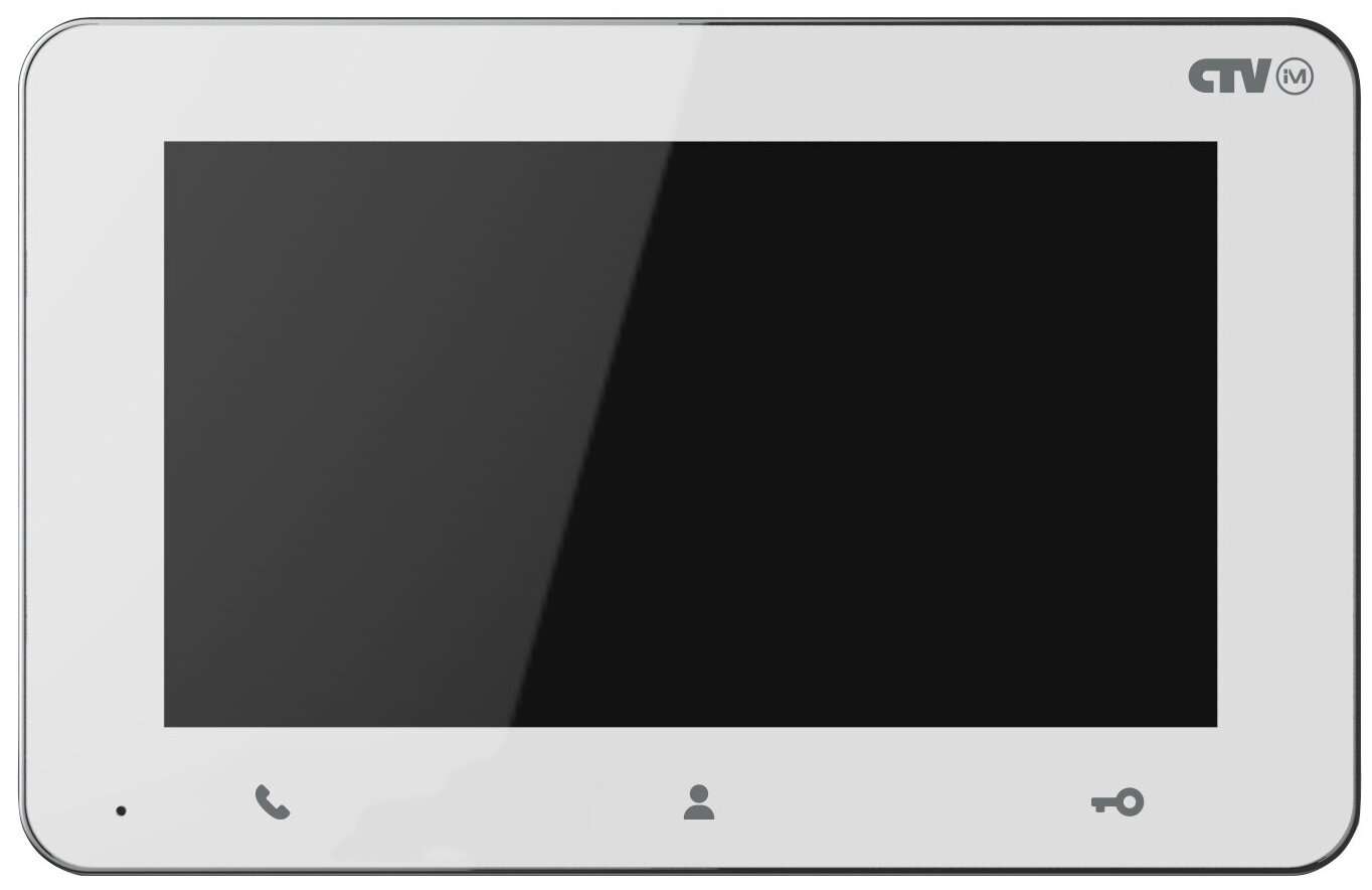 CTV-iM Entry 7 Монитор видеодомофона для квартиры и дома (Белый) - фотография № 9