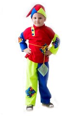Карнавальный костюм скоморох, арт. 2219, рост: 116-134 см, возраст: 5-8 лет