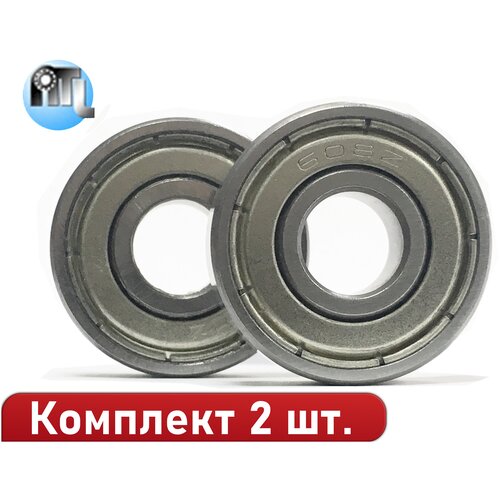 Комплект из 2 шт. Подшипник 6082Z (608ZZ) (80018) NTL Bearing. Для самокатов, роликов, скейтбордов. ABEC-7