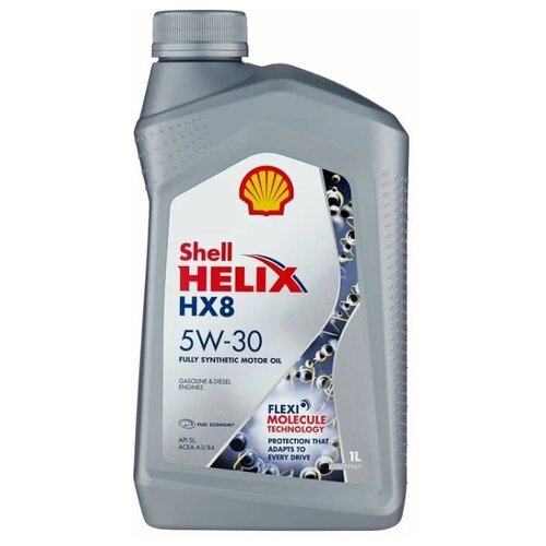 фото Масло моторное shell hx8 synthetic 5w30 1л