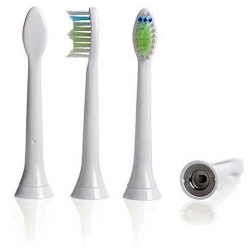 Сменные насадки для электрической зубной щетки совместимые с Philips Sonicare, модель HX6064P, TM Moon Star ,4 шт