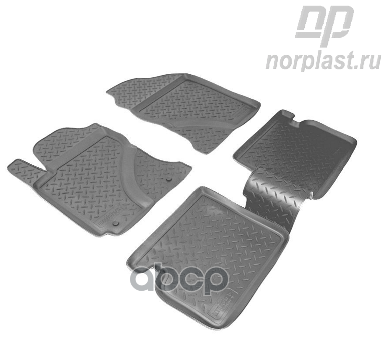 Коврики В Салон Полиуретан Norplast Toyota Corolla, E12, 2000-2007 Черный Комплект Npl-Po-88-11 NORPLAST арт. NPLPO8811