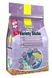 Корм для прудовых рыб Tetra Pond Variety Sticks 7л/1020гр смесь палочки - фотография № 16