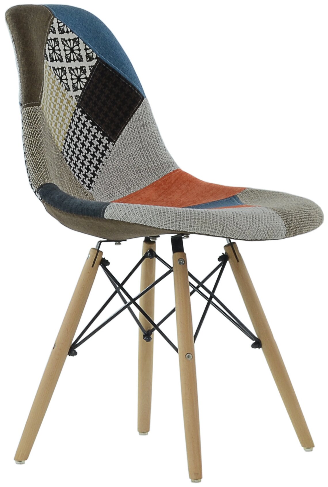 Стул Barneo N-12 Patchwork мультиколор, Eames style