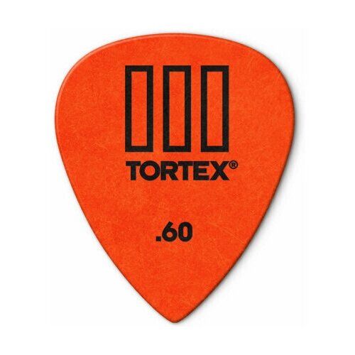 Медиаторы Dunlop 462P.60 Tortex TIII 0,60 мм набор из 12 шт