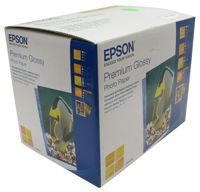 Фотобумага Epson 13x18 C13S042199 Premium Glossy 500 л .