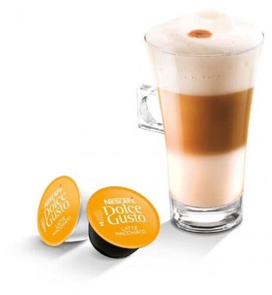 Капсулы для кофемашин Nescafe Dolce Gusto LATTE MACCHIATO (16 капсул), 2 упаковки - фотография № 7