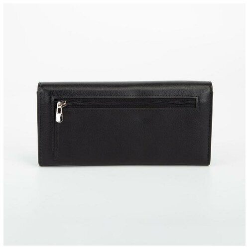 фото Кошелёк на магнитах, цвет чёрный korban