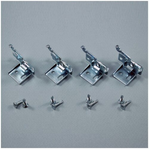 Кронштейн для жалюзи и римских штор 4 штуки 