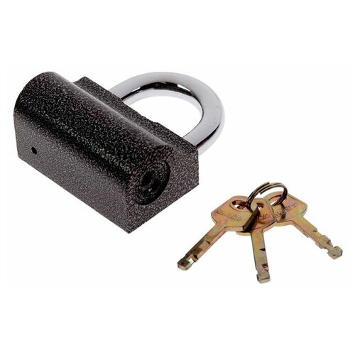 фото Замок навесной "аллюр" вс2-9с, дужка d=12 мм, 3 ключа с двойной нарезкой, цвет антик 1403870