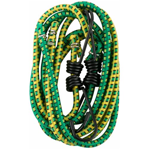 Ремни багажные резиновые стальные крючки 2 шт 1200x7 мм курс 64894 545₽