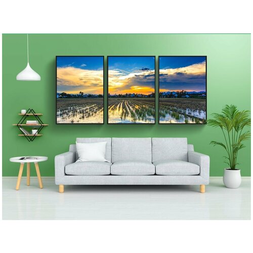 фото Набор модулных постеров для интерьера "король, целовать, медь" 60x90 см. в тубусе, без рамки lotsprints