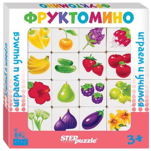 Настольная игра Step puzzle Фруктомино настольная игра step puzzle сырбол