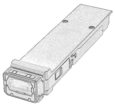 Волоконно-оптический приемопередатчик Fibertrade FT-QSFP28-SR4 (CS)