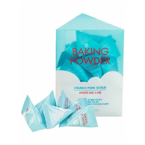 Etude House Скраб для лица с содой в пирамидках Baking Powder Crunch Pore Scrub, 24 шт. по 7 г.