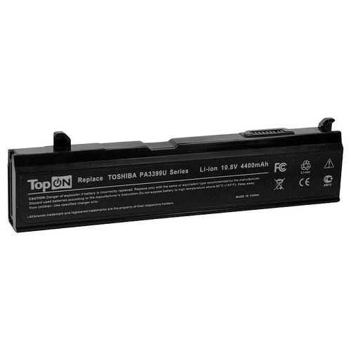 фото Аккумуляторная батарея topon для ноутбука toshiba pabas057 10.8v (4400mah)