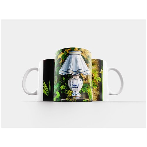 фото Кружка "напольная лампа, абажур, китай синий" 320 мл lotsprints