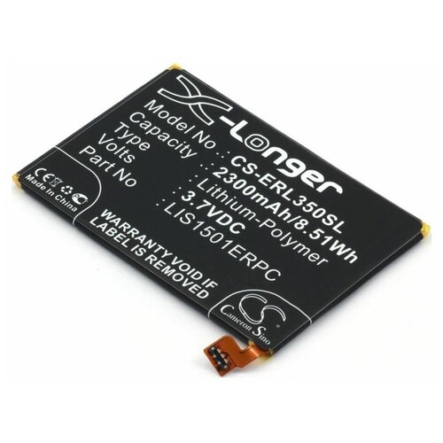 фото Аккумулятор cameronsino cs- erl350sl для sony xperia x, xperia zl для c6502, c6503, lt35i cameron sino