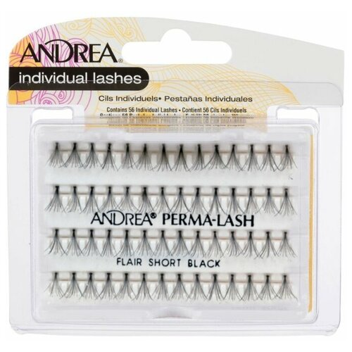 Andrea 25010 MOD Perma Lash Flair Short Пучки ресниц черные короткие