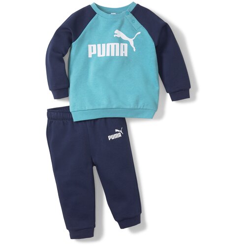 Костюм спортивный, PUMA Minicats ESS Raglan Jogger, Мужской, размер 74 ; Porcelain