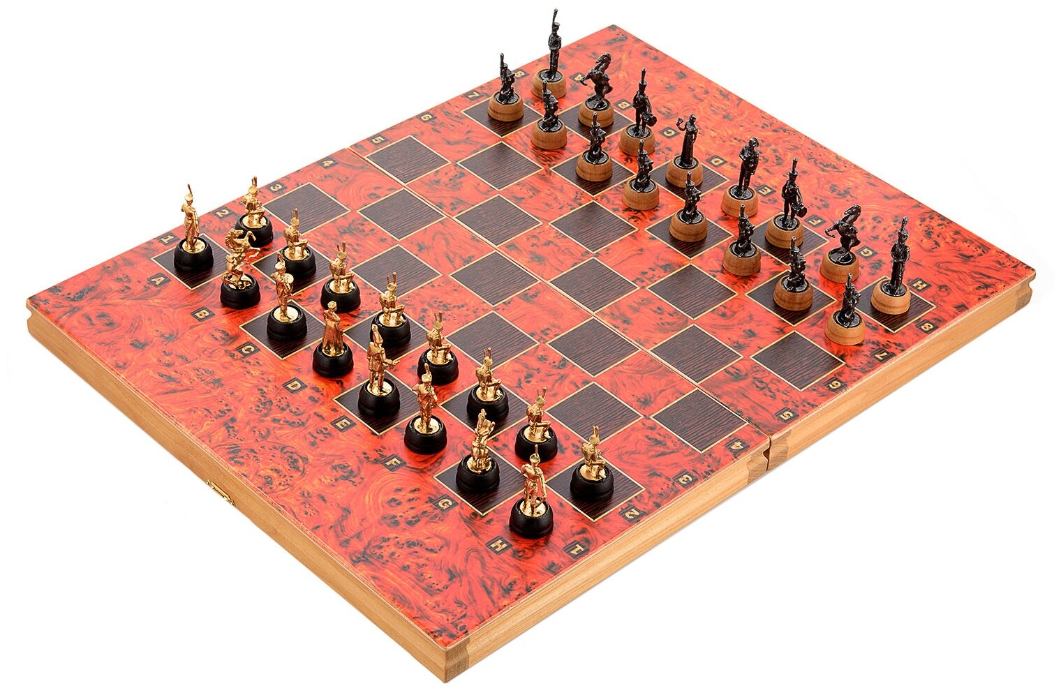 Шахматы деревянные "Бородинское сражение" 50х35 см