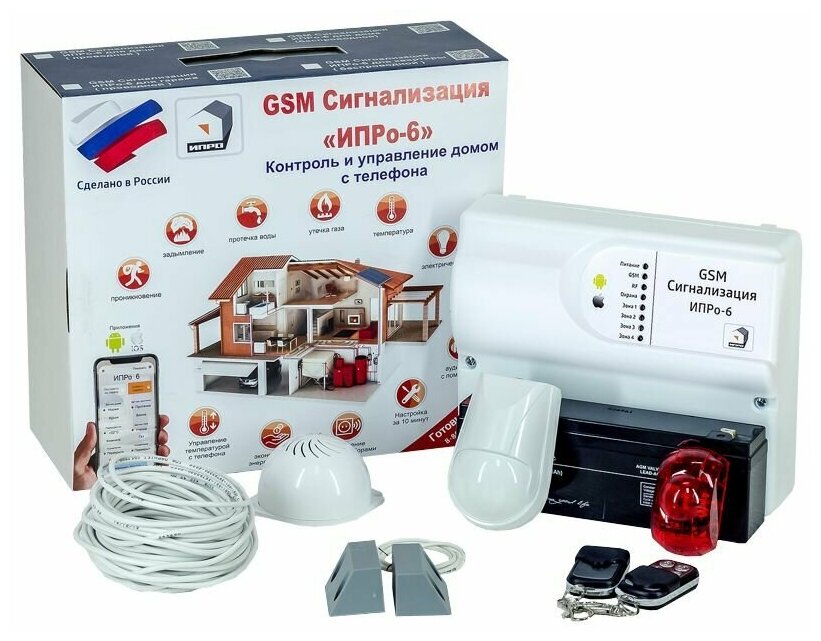 GSM сигнализация ИПРо-6 для гаража