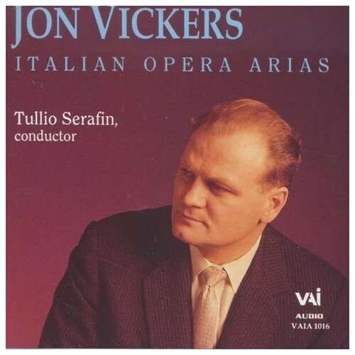 PONCHIELLI FLOTOW VERDI - Italian Opera Arias, Vickers, J.