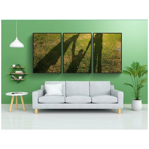 фото Набор модулных постеров для интерьера "природа, пейзаж, тень" 60x90 см. в тубусе, без рамки lotsprints