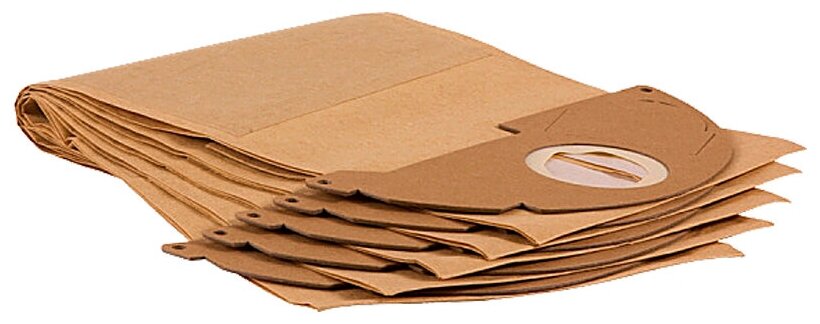 Фильтр-мешки бумажные 5 шт для пылесоса KARCHER 3001 HOT