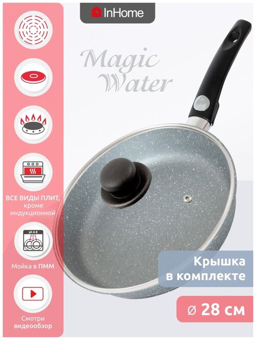 Сковорода InHome Magiс Water IVFM/К, диаметр 28 см