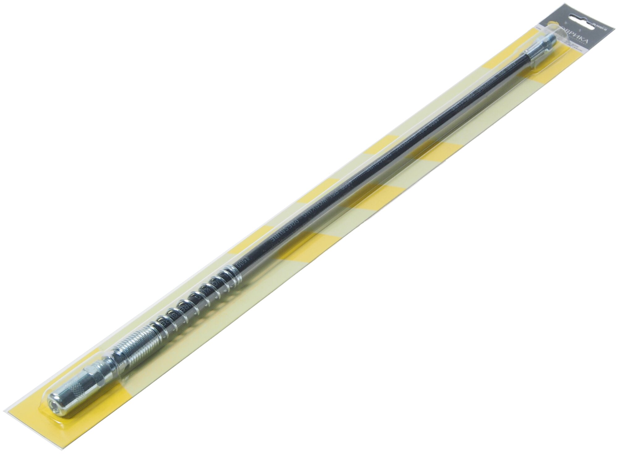 Шланг для шприца усиленный с наконечником ER-44401-18 45см эврика