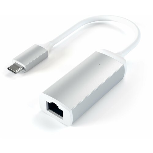 Адаптер Satechi с кабель-коннектором USB-C/Gigabit Ethernet Серебристый / Silver