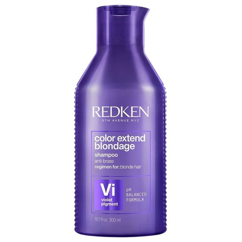 Redken Color Extend Blondage Shampoo - Шампунь для тонирования и укрепления оттенков 300 мл набор по уходу за волосами redken color extend blondage 500 мл
