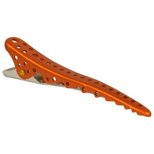 Зажимы Y. S. Park Shark Clip YS-28*8 (8 шт оранжевый металлик