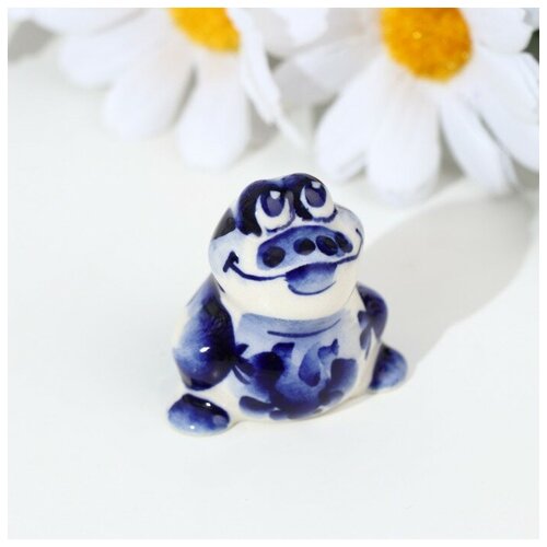 Сувенир Лягушка гжель 2шт 605₽