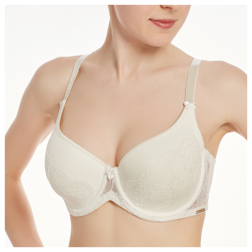 фото Бюстгальтер norddiva, размер 80d, молочный