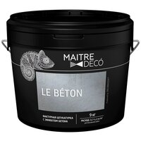 Фактурная штукатурка Maitre Deco «Le Beton» эффект бетона 9 кг