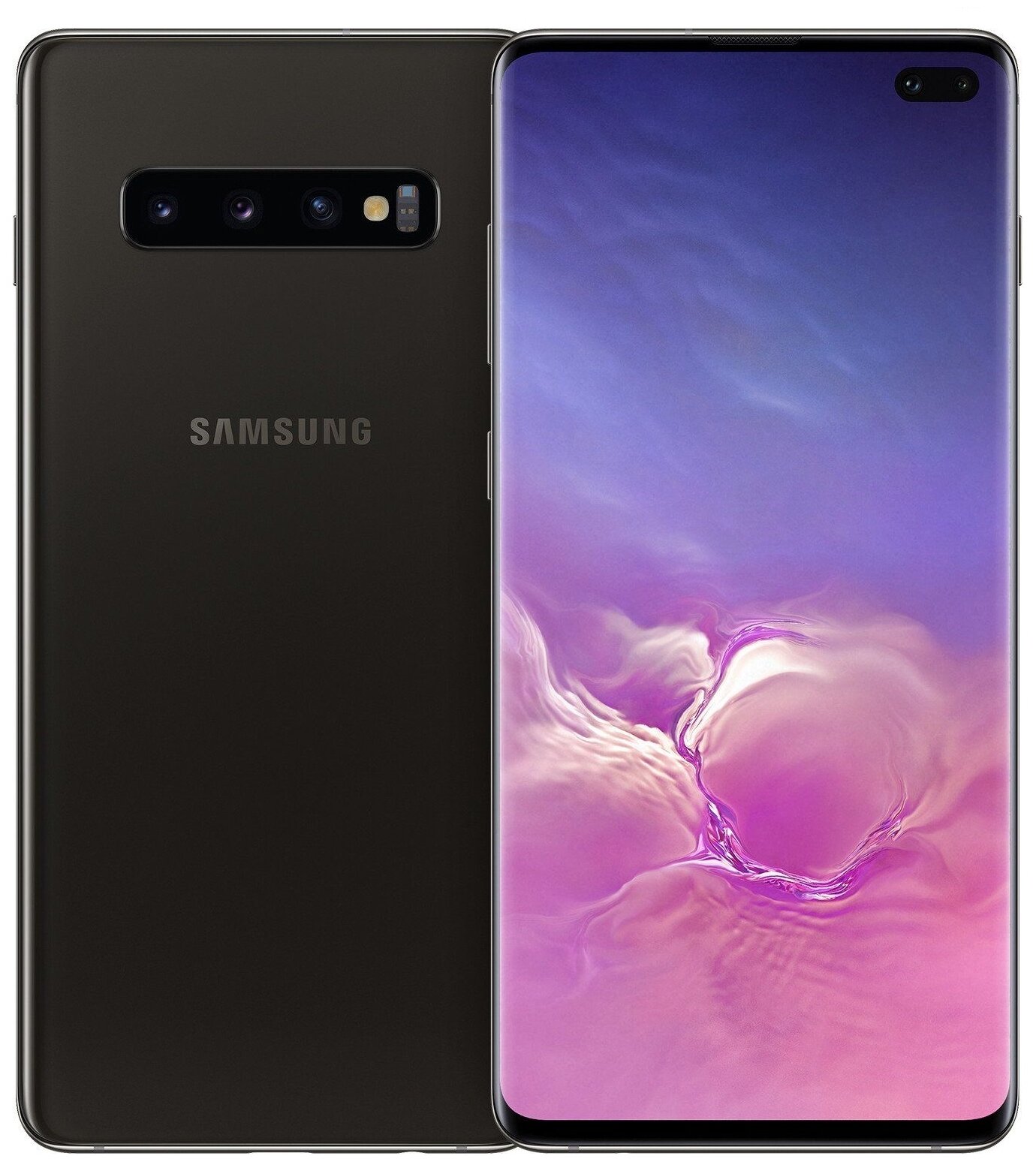 Смартфон Samsung Galaxy S10+ 8/128 ГБ, 1 nano SIM, черная керамика