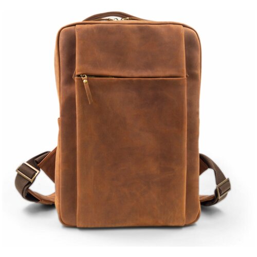 Рюкзак городской мужской / женский, кожаный / рюкзак для ноутбука до 16.1