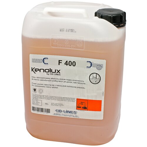 Средство для поломоечных машин 10л для бетонных и полимерных полов концентрат KENOLUX F400 канистра CID LINES 1 шт