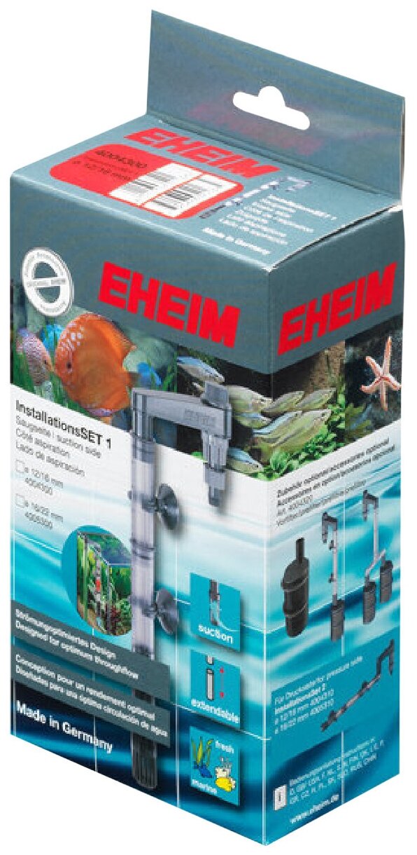 Набор трубок для выпуска воды для внешнего фильтра Eheim InstallationsSet 1 16/22 (1 шт)